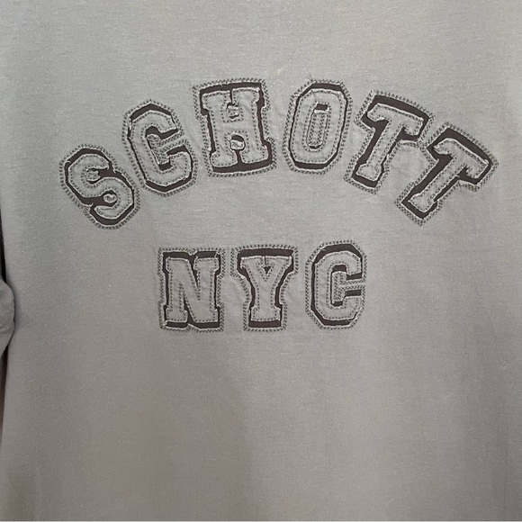 SCHOTT T-SHIRT IN TAN - Picture 4 of 6